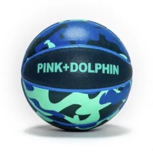 Pink Dolphin Blue and Teal Camo Basketball